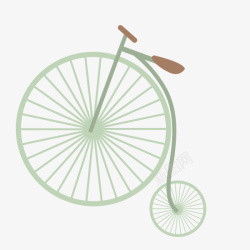 棕色自行车创意车子高清图片