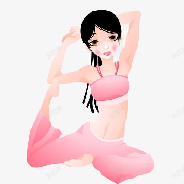 瑜伽运动美女png免抠素材_88icon https://88icon.com 瑜伽 瑜伽运动 美女 运动 运动美女