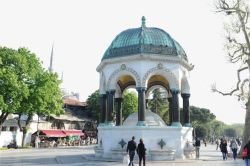 伊斯坦布尔的德皇威廉喷泉素材