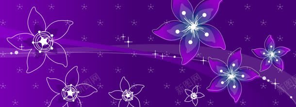 紫色的梦幻花jpg设计背景_88icon https://88icon.com 梦幻 紫色