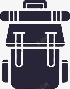 背包背包管理矢量图图标图标