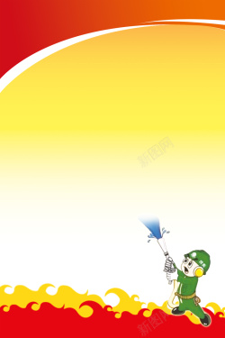 消防上墙制度消防安全制度卡通展板背景高清图片