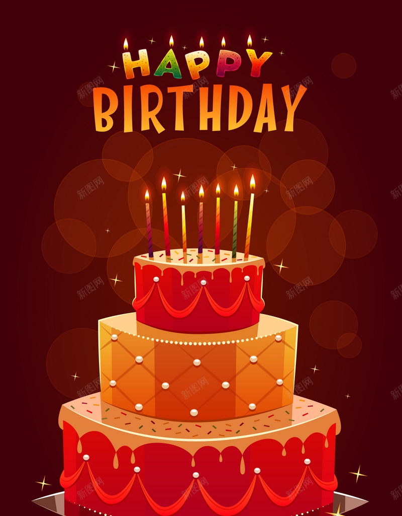 HAPPYBIRTHDAY矢量图ai设计背景_88icon https://88icon.com BIRTHDAY HAPPY 生日快乐 蛋糕 矢量图