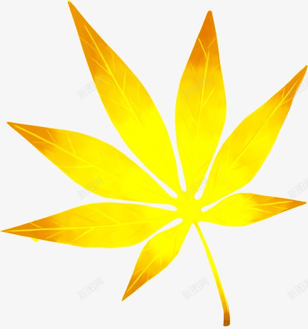 黄色渐变树叶海报png免抠素材_88icon https://88icon.com 树叶 海报 渐变 黄色