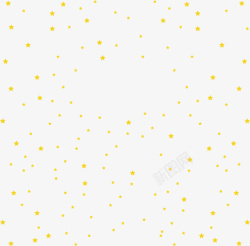 黄色星星花纹矢量图素材
