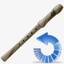 长笛重装仪器刷新风乐器图标图标