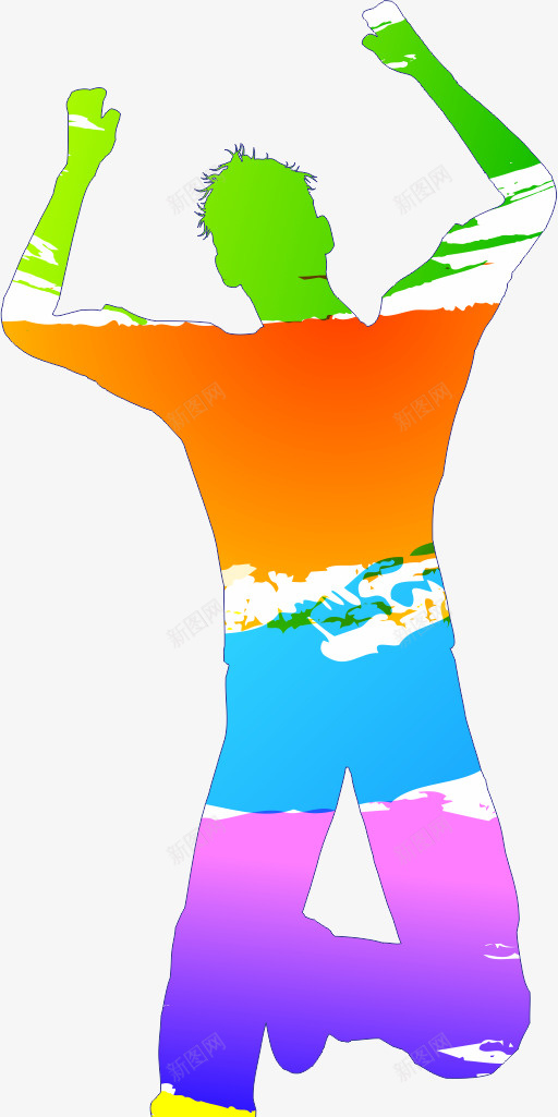 卡通手绘摇滚人物png免抠素材_88icon https://88icon.com 创意 动漫动画 卡通手绘 彩色 摇滚人物 绘画