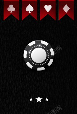 扑克牌娱乐创意卡片背景矢量图背景