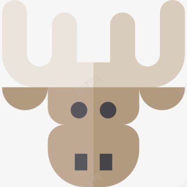 野生动物Moose图标图标