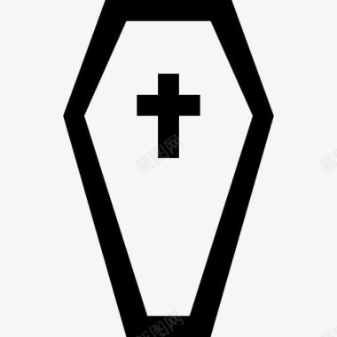 葬礼棺材图标图标