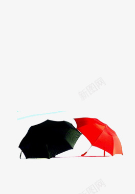 黑红黑红伞图标图标