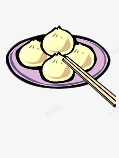 卡通包子png免抠素材_88icon https://88icon.com 包子铺广告 早餐 美食 肉包子 菜包子 面粉