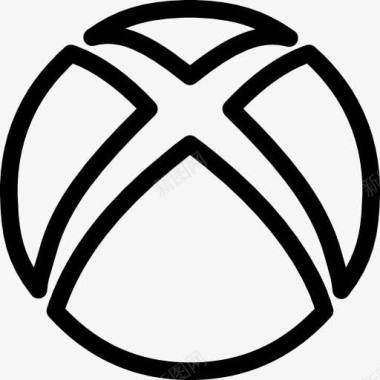 女人标志符号Xbox的社会轮廓标志图标图标