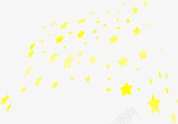 摄影黄色星星效果海报素材