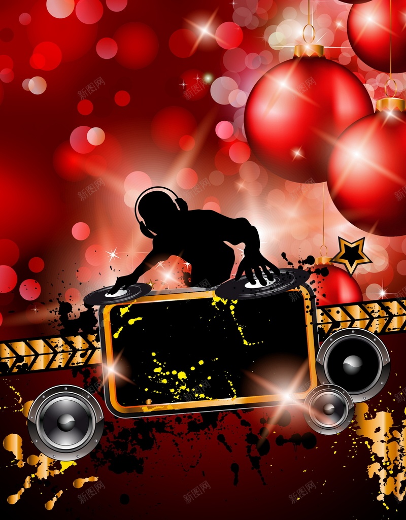 摇滚音乐矢量图ai设计背景_88icon https://88icon.com DJ DJ剪影 打碟 摇滚 激情 狂欢 矢量图 音乐