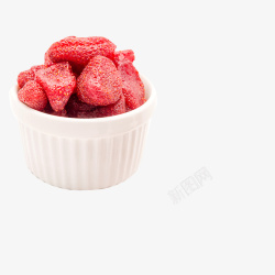 草莓干美味草莓干草莓一碗草莓素材