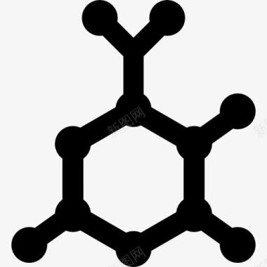 化学课堂分子结构图标图标