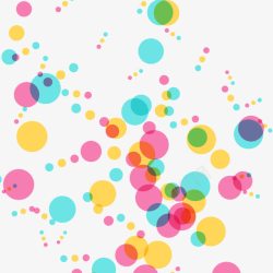 波点背景矢量图素材