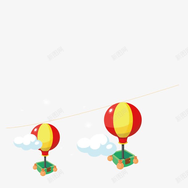 观光缆车png免抠素材_88icon https://88icon.com 热气球 缆车 观光 赏景