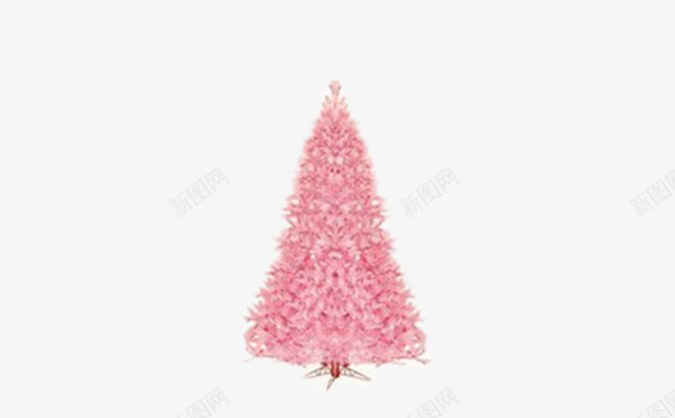 粉红色的树psd免抠素材_88icon https://88icon.com 圣诞 树 简约 粉红