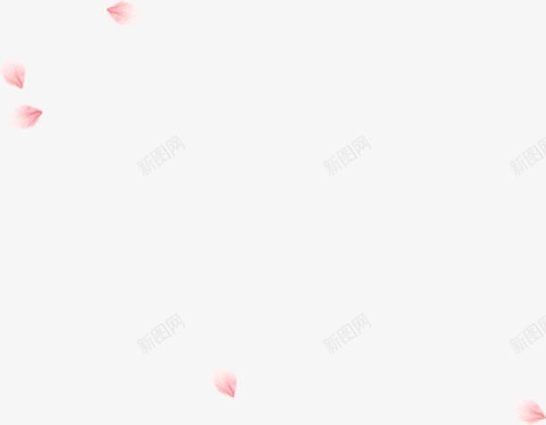粉色清新海报花瓣装饰png免抠素材_88icon https://88icon.com 海报 清新 粉色 花瓣 装饰