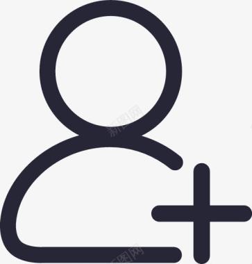 线性图标添加添加账号图标图标