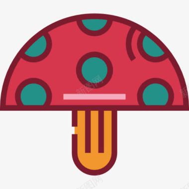 蘑菇房蘑菇图标图标