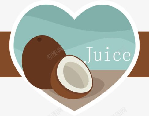 椰子水果组合椰子logo图标图标