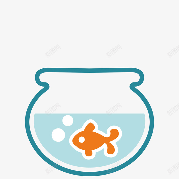 鱼缸里的小鱼png免抠素材_88icon https://88icon.com png图形 png装饰 小鱼 手绘 装饰 鱼缸