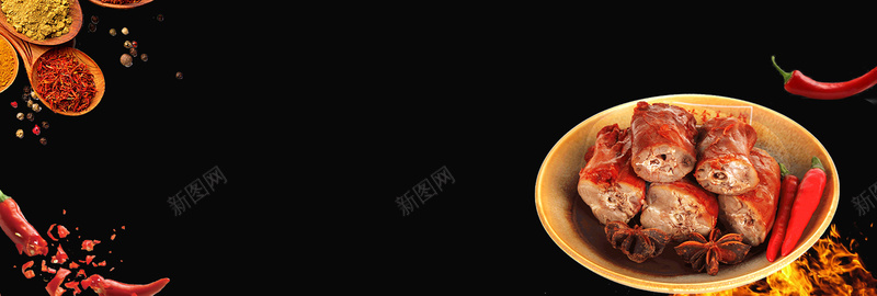 鸭脖吃货节简约黑色bannerpsd设计背景_88icon https://88icon.com 卡 吃货 吃货来啦 吃货节 小吃 早餐 正餐 美味 美食 美食促销 美食海报 西点 西餐 零食 餐饮