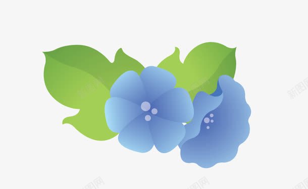 卡通兰花矢量图eps免抠素材_88icon https://88icon.com 卡通兰花 花卉 花朵 矢量图