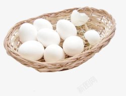 修饰框白色的鸡蛋高清图片