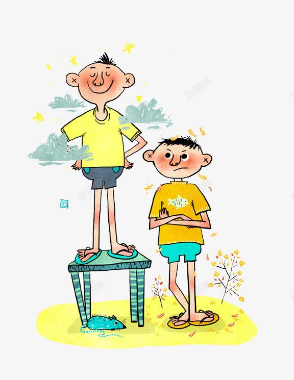 两个小孩png免抠素材_88icon https://88icon.com 两个男孩 儿童插画 卡通 卡通元素 小男孩 故事插画