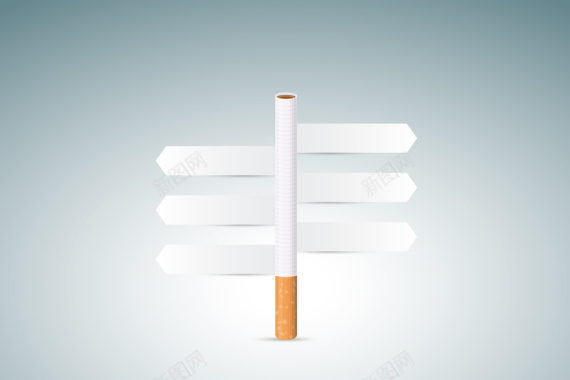 531世界无烟日公益广告广告背景矢量图背景