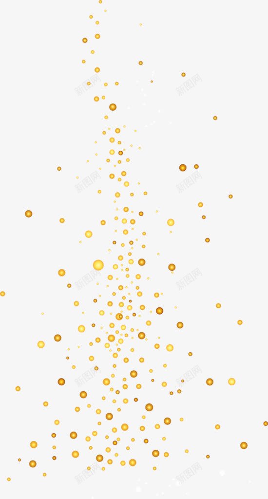 黄色唯美漂浮气泡装饰png免抠素材_88icon https://88icon.com 气泡 漂浮 装饰 黄色