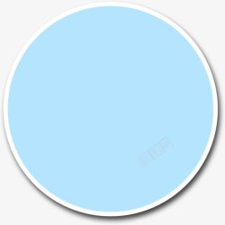 蓝色白边圆形图案素材