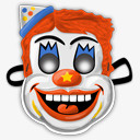小丑复古面具png免抠素材_88icon https://88icon.com clown joker 小丑