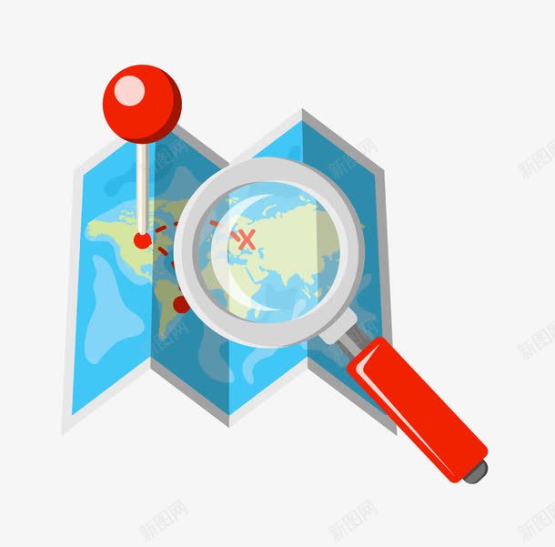 卡通立体世界地图png免抠素材_88icon https://88icon.com 世界地图 位置标 卡通世界地图 放大镜 矢量世界地图 立体世界地图