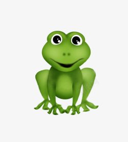 手机青蛙动物卡通素材
