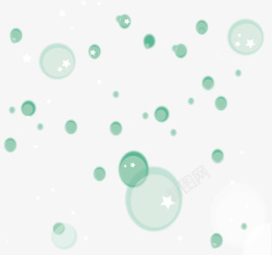 绿色泡泡矢量图素材