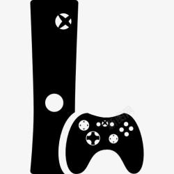 XBOX手柄视频游戏控制台手柄图标高清图片