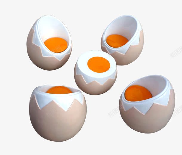 拨开的鸡蛋png免抠素材_88icon https://88icon.com 蛋黄 食物 鸡蛋