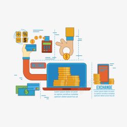 创意用户钱财管理素材