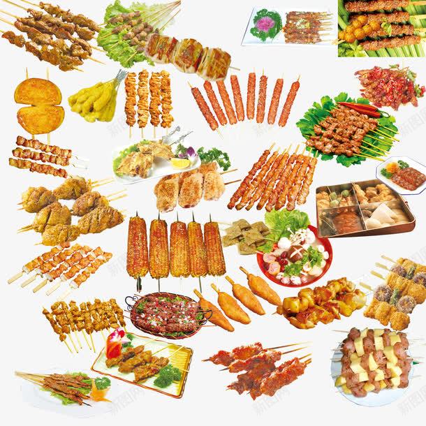 美食大图psd免抠素材_88icon https://88icon.com PSD 免抠大图 烧烤 美食