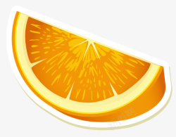 立体手绘风格水彩柑橘素材
