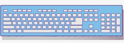 计算机装饰键盘装饰图案矢量图高清图片