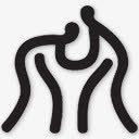 奥运会运动项目标志png免抠素材_88icon https://88icon.com 奥运会 摔跤 运动项目