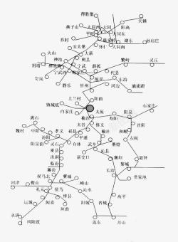 线性地图png山西线性地图高清图片