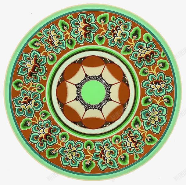 圆形装饰图案png免抠素材_88icon https://88icon.com 圆形图案 对称 民族风 装饰图案