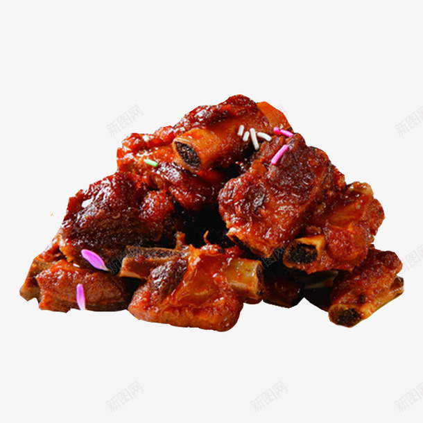 产品实物营养烧排骨png免抠素材_88icon https://88icon.com 传统美食 农家菜 家常菜 快手菜 排骨 烧排骨 美味 美食 菜肴 葱花 风味烧菜 餐饮